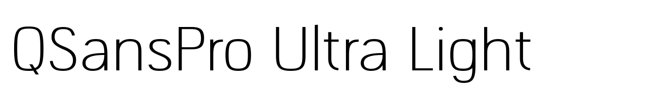 QSansPro Ultra Light